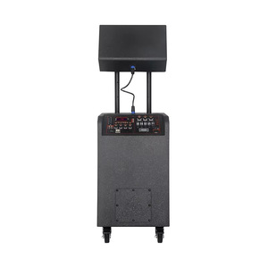 ลำโพง NDR-915 กำลังสูง สำหรับเต้นสแควร์แดนซ์ ขนาด 15 นิ้ว พร้อมล้อลากไม้ ไฟ RGB LED ไมโครโฟนไร้สาย ไฟ RGB LED - Product Image 3