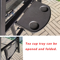 Balançoire de jardin en métal de haute qualité meubles de lit suspendus modernes pour terrasse extérieure Patio salon pour hôtels utilisation dans le parc