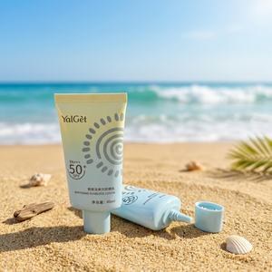 Tube souple ovale vide en plastique personnalisé pour crème solaire, 40 ml, emballage cosmétique flexible avec bouchon à vis ovale – Vente chaude du fabricant - Product Image 3