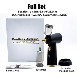 Centre d'aide centralisé pour acheteurs avec garantie commerciale, Téléchargez l'application, Devenez fournisseur, Aérographe sans fil rechargeable portatif pour barbier et délimitation des cheveux - Product Image 6