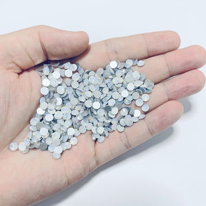 Yantuo แก้ว K9คุณภาพ3A พลอยเทียมด้านหลังเรียบสีขาวโอปอลทัมัมเบลอร์ถุงพลาสติกแพ็คคุณภาพระดับพรีเมียมสำหรับบ้าน - Product Image 3