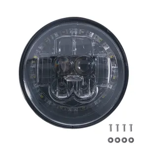 YongJin Zähigkeit und Haltbarkeit LED drl Front scheinwerfer mit Hi/Lo-Strahl für Vespa Primavera Motorrad beleuchtungs systeme