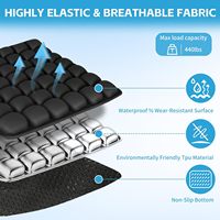 Coussin de siège gonflable Coussin de voyage en avion portable pour le travail quotidien au bureau Coussins de conducteur de fauteuil roulant