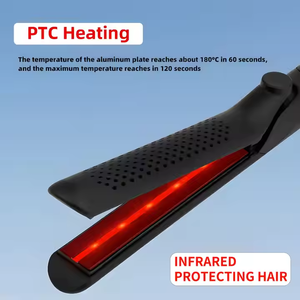 2025 Chất lượng cao chuyên nghiệp Nữ Điện phẳng sắt gốm phẳng sắt 2-in-1 tóc Curler với PTC LCD hiển thị - Product Image 6