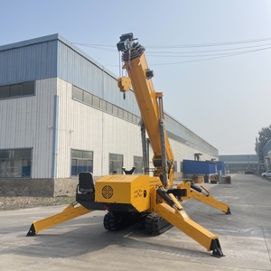 Một Cần cẩu nhện bánh xích xoay tròn nhỏ 12 tấn với vòng bi hộp Số động cơ chính và các thành phần cốt lõi khác - Product Image 5