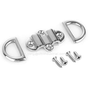 Anillo en D de Alta Calidad para Amarre Marino, Accesorios de Hardware para Yates, Hebilla Doble en Forma de D Fija, Ojo de Anclaje Plegable de Acero Inoxidable para Barcos - Product Image 3