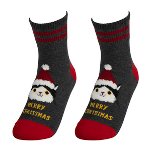 Calcetines Navideños <span class=keywords><strong>Peludos</strong></span> con Diseño Divertido, Gruesos, para Uso Diario, Feliz Año Nuevo - Product Image 3