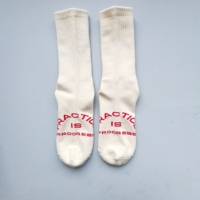 Logo personnalisé Chaussettes amusantes à la mode en coton biologique peigné Chaussettes en éponge de sport unisexes douces et heureuses