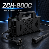 Chargeur de batterie rapide 20S 84V 10A pour vélo électrique 72V, moto, dirt bike, VTT, utilisation portable