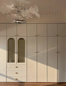 Miglior prezzo Multi-funzionale combinato toletta e guardaroba Design francese color crema guardaroba per la camera da letto - Product Image 6