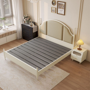 <span class=keywords><strong>Cama</strong></span> de madera maciza nórdica americana moderna Simple 1,8 m <span class=keywords><strong>cama</strong></span> doble 1,5 m <span class=keywords><strong>cama</strong></span> de almacenamiento suave muebles de dormitorio principal - Product Image 2