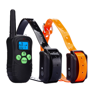 Ligero práctico recargable 100% impermeable perro ladrando remoto Control de perro Collar de entrenamiento con Control remoto - Product Image 1