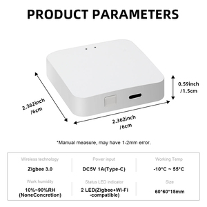ElevevIoT Mini Smart Home Gateway Multi-Mode Indoor Tuya WiFi Smart Devices Compatible Smart Life App <b>Remote</b> Control Display - Product Image 5