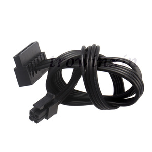 Mini 4 Pin To <span class=keywords><strong>Right</strong></span> <span class=keywords><strong>Angle</strong></span> 15 Pin <span class=keywords><strong>SATA</strong></span> Ổ Cứng HDD <span class=keywords><strong>Power</strong></span> Supply <span class=keywords><strong>Adapter</strong></span> Cable Cho Lenovo Máy Tính PC Trường Hợp Bo Mạch Chủ - Product Image 2