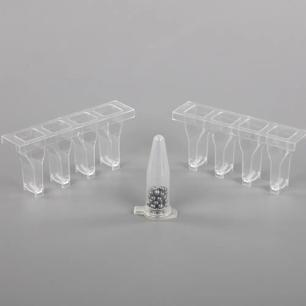 High Transparent 4 Holes Chemistry Analyzer Sample Disposable Plastic Biochemical Cuvettes Cup Colorimetric