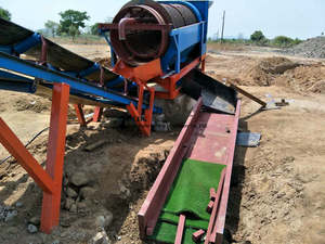 وحدة معالجة المعادن عالية الأداء مع نظام إعادة تدوير المياه المتكامل، غسالة أسطوانية دوارة لاستخراج الذهب من الرواسب - Product Image 6