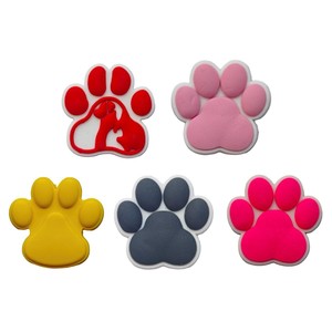 रंगीन pvc पालतू पाव जूते के चारपाई चमकदार पाव प्रिंट डिजाइन डिय सहायक उपकरण ऊपरी पशु प्रेमी जूते सजाते हैं - Product Image 4