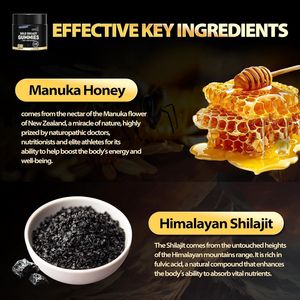 Чистые гималайские жевательные конфеты с шиладжитом Gold, OEM-упаковка, формула под частной торговой маркой для поддержки здоровья сердца, мозга и клеток организма - Product Image 3