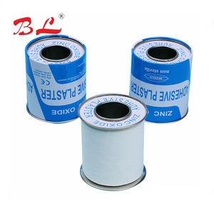 Cinta Adhesiva de Óxido de Zinc para Apósitos Médicos, 100% Algodón, con Orificio, Fácil de Rasgar, en Envase de Plástico - Product Image 6