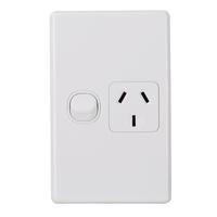 10A Australia Electrical Vertical Double Powerpoint GPO Wall Switch Socket