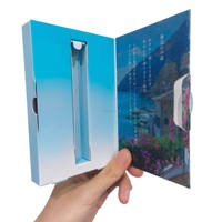 Boîte en carton pliable personnalisée pour échantillon d'huile parfumée de 10 ml, design style livre, emballage cadeau gratuit