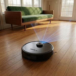 Robot Aspirador Liberbot Q10 con Mopa, Limpieza Automática, Filtro HEPA, Fuerte Succión, Motor con Cepillo, Batería de 200 Minutos de Duración - Product Image 4