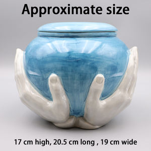 โกศเซรามิกสำหรับผู้ใหญ่และทารกของที่ระลึกงานประดิษฐ์ตามสั่ง - Product Image 5