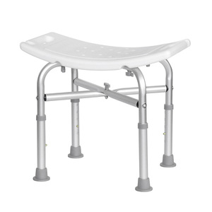 Chaise de douche Fujiang 56,5x12x37,5 cm en alliage d'aluminium pliable pour personnes âgées et femmes enceintes - Product Image 4