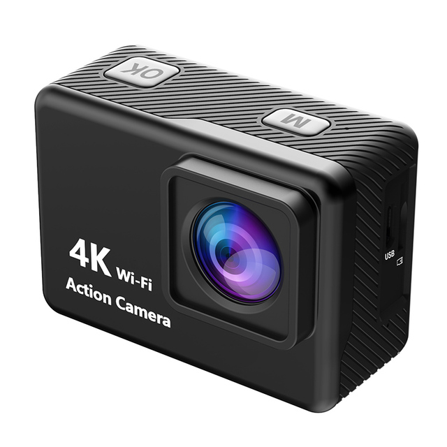V22 4K ultra HD Mini Sport Camera Native-1080P Len 30m Waterproof Wifi Connectivity 2 Inch Touch Screen Action Camera