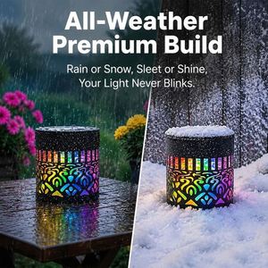 Factory Decorative Solar Mandala Wall Light Waterproof Outdoor Garden Wall Lamp Solar Powered No Wiring LED <b>Landscape</b> <b>Lighting</b> - Product Image 3