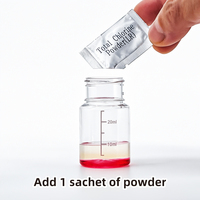 Kit de test de chlore total haute sensibilité en poudre 0,05-1 mg/L 60 paquets |   Méthode DPD Surveillance Précise de la Qualité de l'Eau JUBWAY