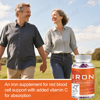 Complément Nutritionnel Amaz OEM Marque Privée : Gommes Végétaliennes au Fer et Vitamine C pour Renforcer le Système Immunitaire