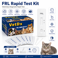 Kit de test de grossesse pour chat FRL, carte de diagnostic rapide de la relaxine féline pour clinique vétérinaire