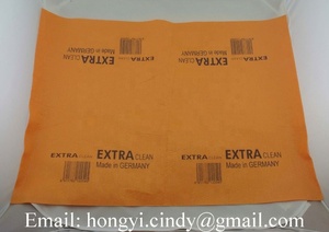 Kích Thước Lớn 50x70Cm Logo In 80% Viscose 20% Polyester Đức Không Dệt Cam Siêu Thấm Làm Sạch Vải - Product Image 5