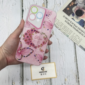 Funda de Teléfono Estética con Alas de Mariposa, Holográfica, Láser, Delgada, de TPU Suave, con Efecto Visual 2D, Moderna para Mujer - Product Image 3