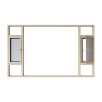 Ventanas Abatibles de Aluminio con Diseño Acústico y de Apertura Oscilobatiente para Casa