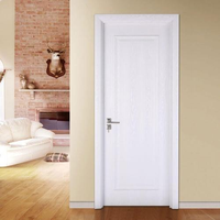 Porte intérieure en MDF à vente chaude, résistante à l'humidité, ignifuge, résistante à l'usure, porte de cuisine, porte d'appartement, porte insonorisée