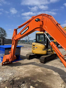 Mini-excavatrice Doosan DH55 d'occasion, capacité de 5,5 tonnes, modèle 2024, faible nombre d'heures, godet de 0,17 m, moteur, boîte de vitesses, pompe, roulement, PLC - Product Image 6