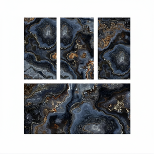 Oxell Blue 600x1200mm Meilleure vente de sol en porcelaine de bonne qualité Carreaux utilisés Salles de bains Douches et cuisines Fabrication en gros - Product Image 1