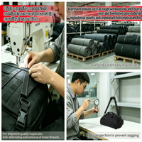 Sac à dos tactique multifonctionnel personnalisé à trois usages, grande capacité, unisexe, extérieur, polyester, fermeture à glissière et à fermoir, fitness