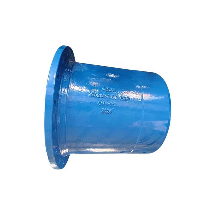 ISO2531, BS En545, En598 Ductile Cast Iron Pipe Fitting Flange Spigot With Epoxy Power Coating