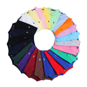 เสื้อเชิ๊ตผู้ชายแบบวินเทจผ้าคอตตอนแท้แขนสั้นปักลายป้องกันรอย<span class=keywords><strong>ย</strong></span>ับ - Product Image 1