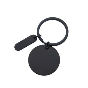 Disco Redondo <span class=keywords><strong>de</strong></span> Acero Inoxidable con Etiqueta para Llavero, Material Metálico Circular <span class=keywords><strong>en</strong></span> Blanco para Grabado Láser UV, Colgante para Regalo Personalizado - Product Image 5