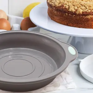 Moule à gâteau en silicone à anneau rond en acier pour la cuisson de biscuits en mousse et de pain outils de cuisson de cuisine