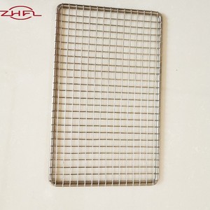 ถาดย่างสเตนเลสสตีล 304 เกรดอาหาร ตะแกรงบาร์บีคิวแบบลวด ไม่ติดกระทะ สำหรับย่างไก่กลางแจ้ง - Product Image 2