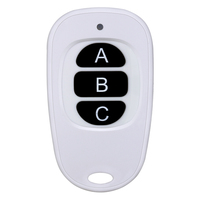 Télécommande sans fil RF Ouvre-porte Code d'apprentissage EV1527 Code RF Télécommande universelle sans fil 433MHz