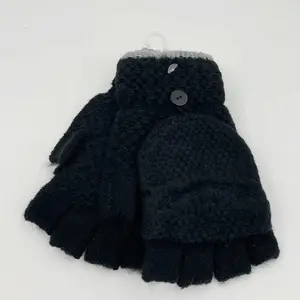 Neue Half Finger Winter handschuhe Plüsch Warme Handschuhe für Frauen im Freien Reiten