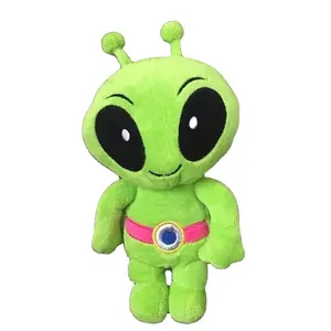 C156 Green Alien Plush Stuffed Outer Space Toy Galaxy Animal Martian UFO Green Alien Plush Toy