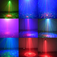 Projecteur laser portable RGBWA pour DJ, avec activation sonore, lumière fluorescente pour scène disco, idéal pour KTV, bar, maison et soirées fluorescentes