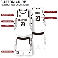 Ensemble de maillots de basket-ball réversibles personnalisés de haute qualité pour hommes et jeunes, vêtements de sport